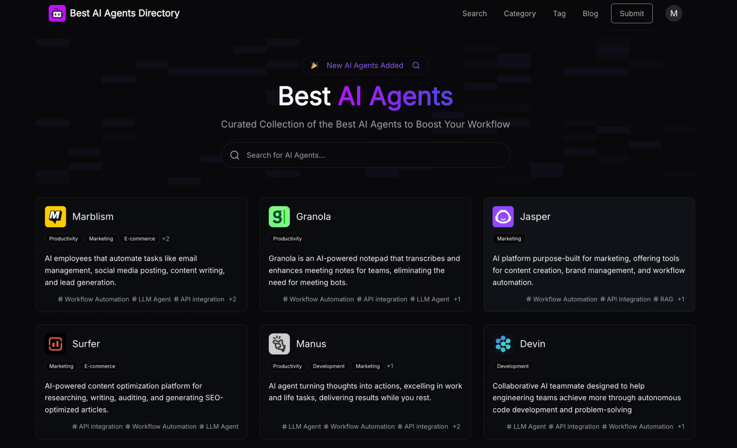 Best AI Agents Directory
