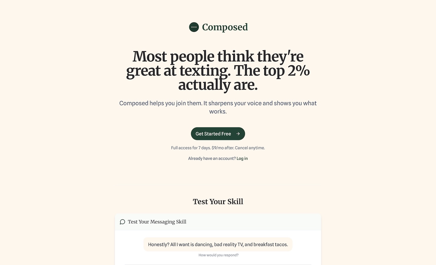 Composed