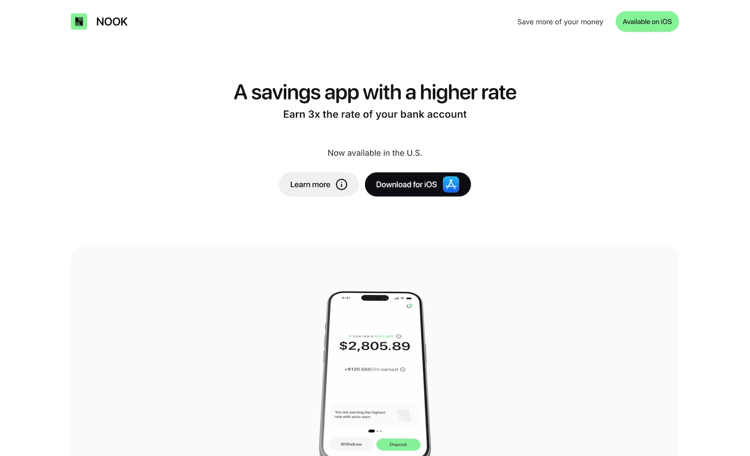Nook Savings