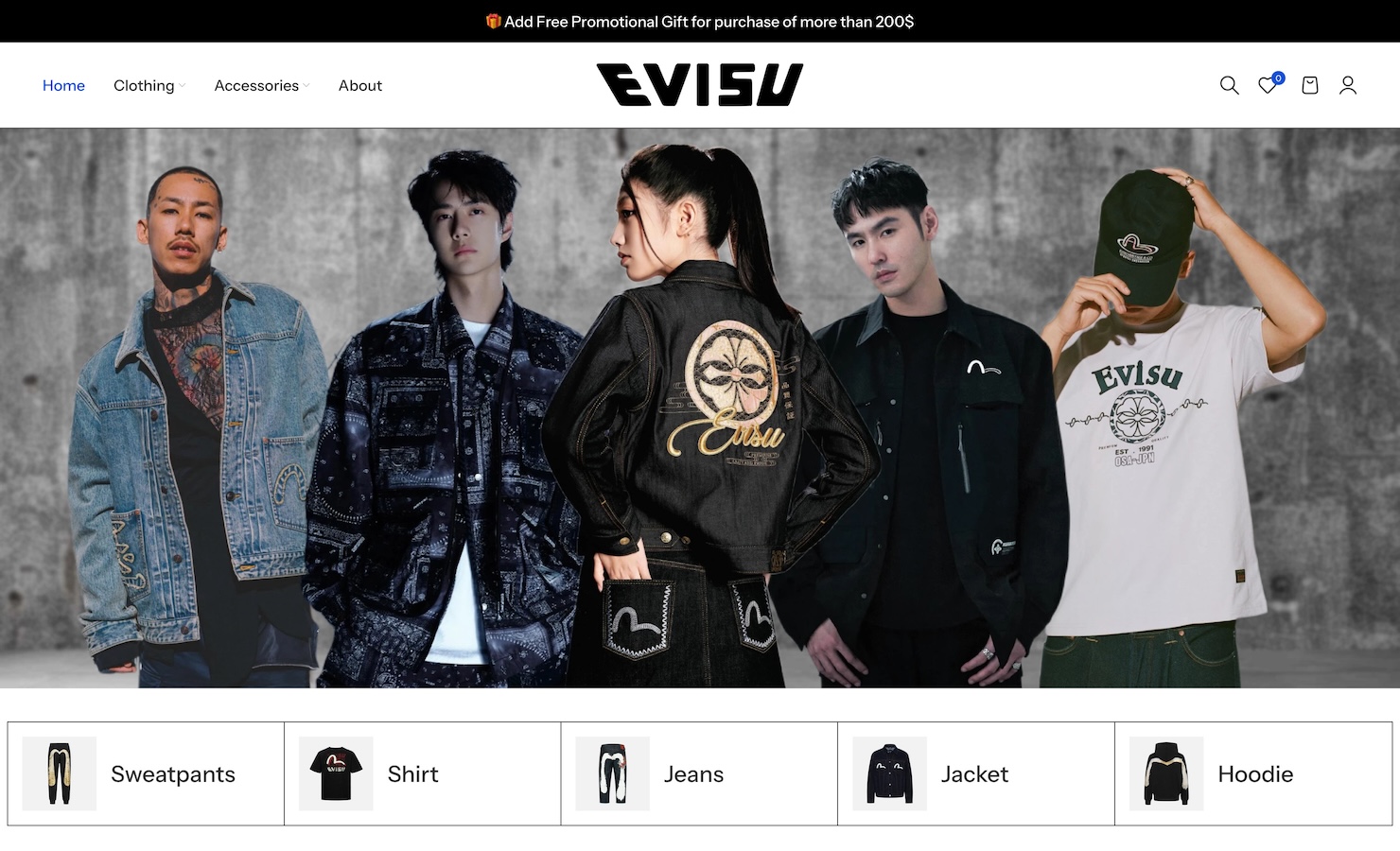 Evisu Clothing