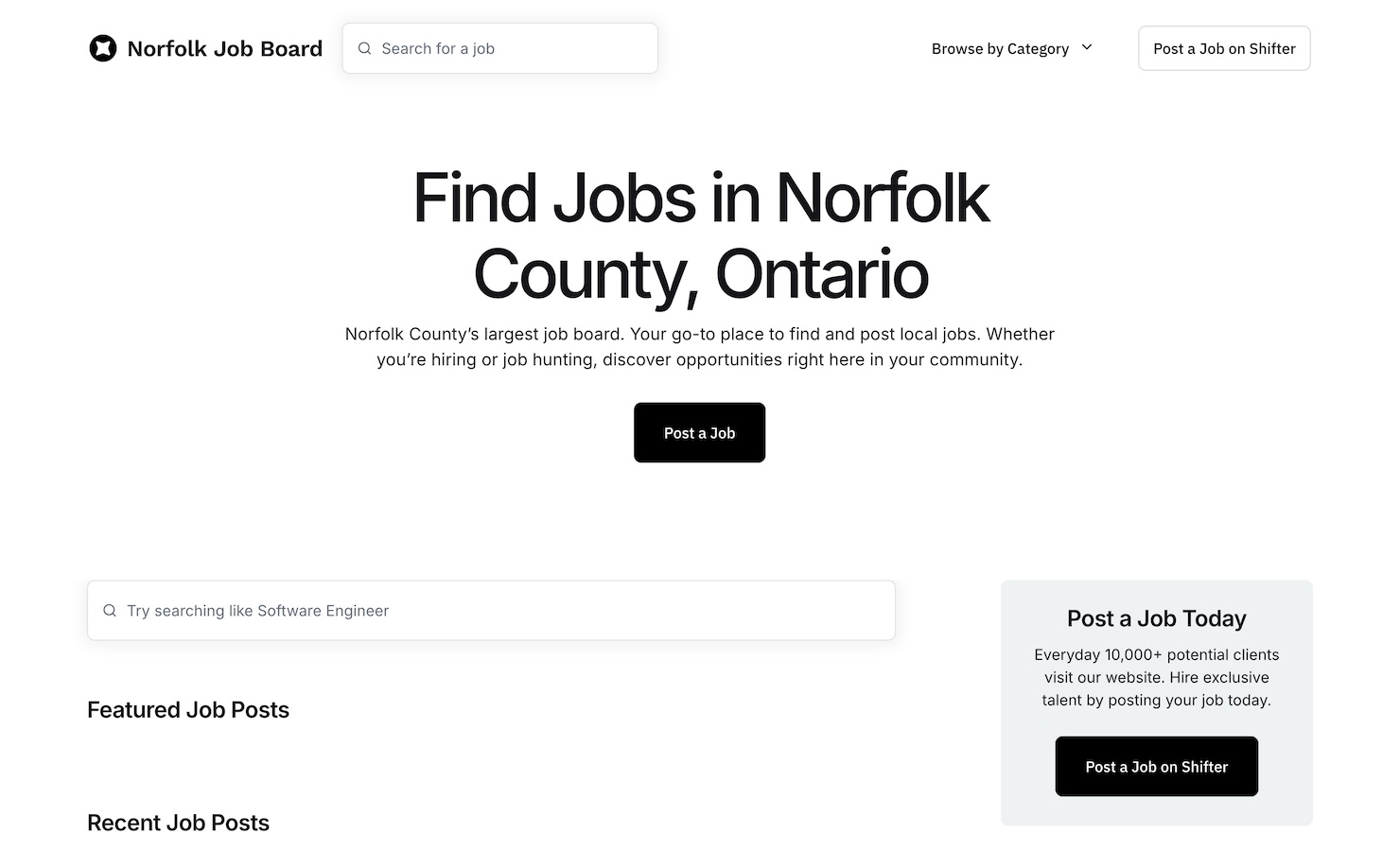 Norfolk County Job Board