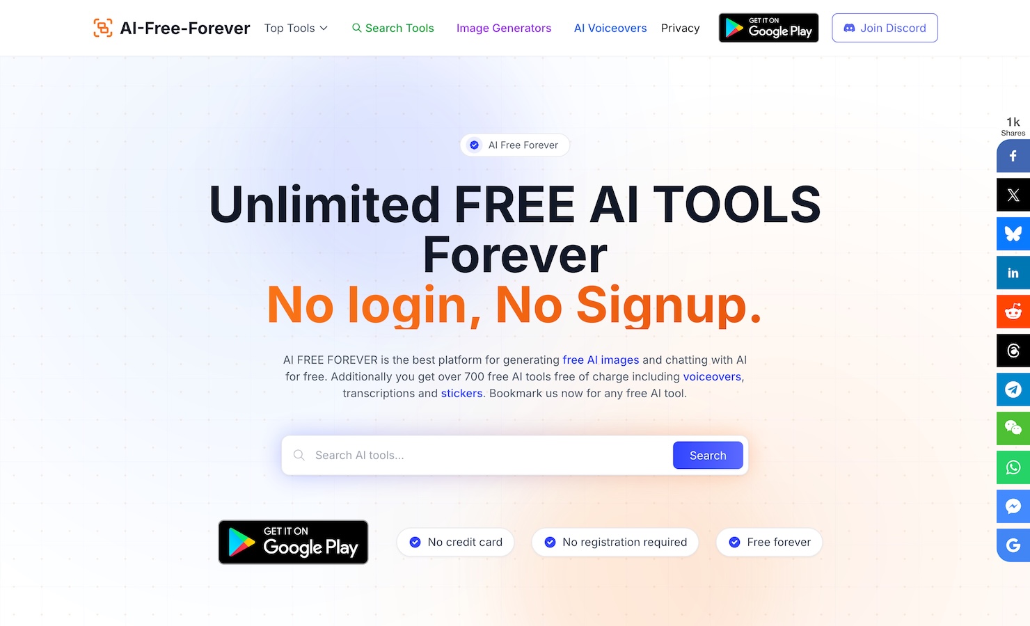 AI FREE FOREVER