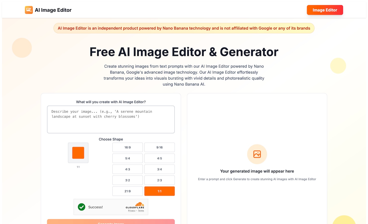 AI Image Editor