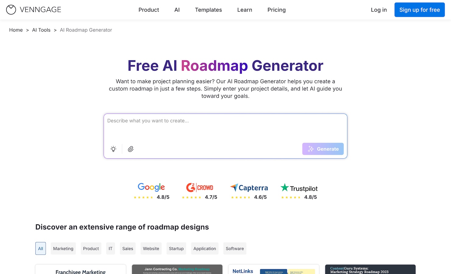 AI Roadmap Generator
