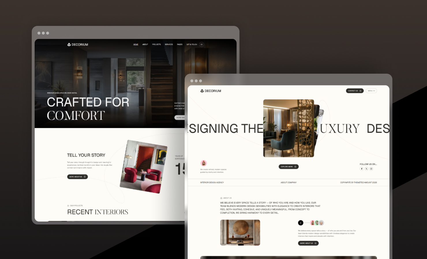 Decorium Webflow Template