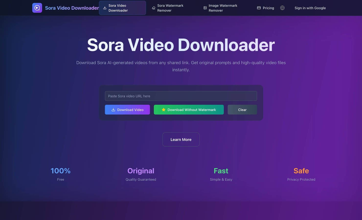 Sora Video Downloader