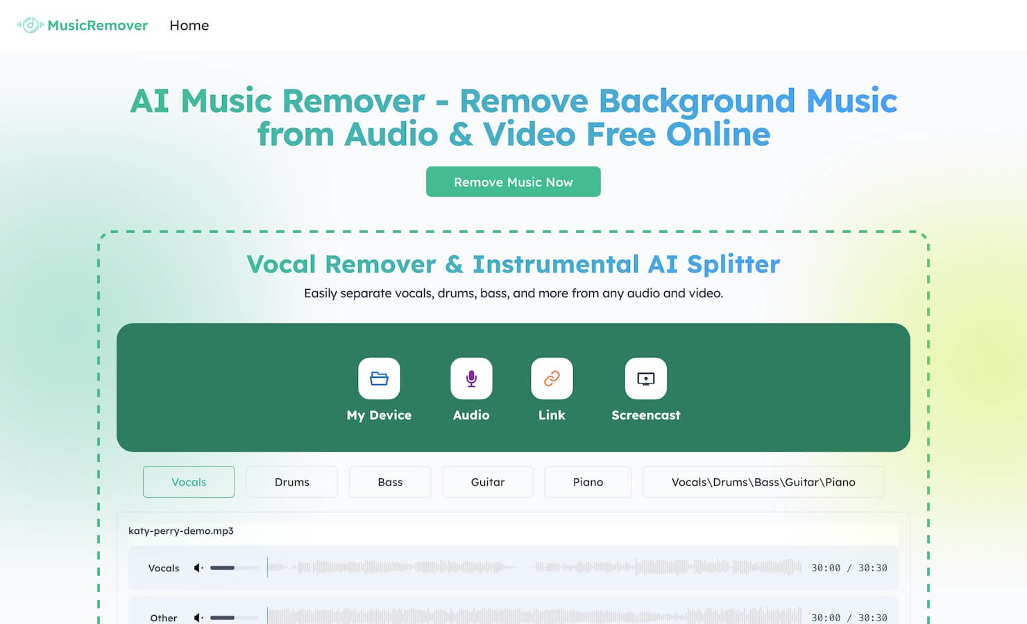 Background Music Remover