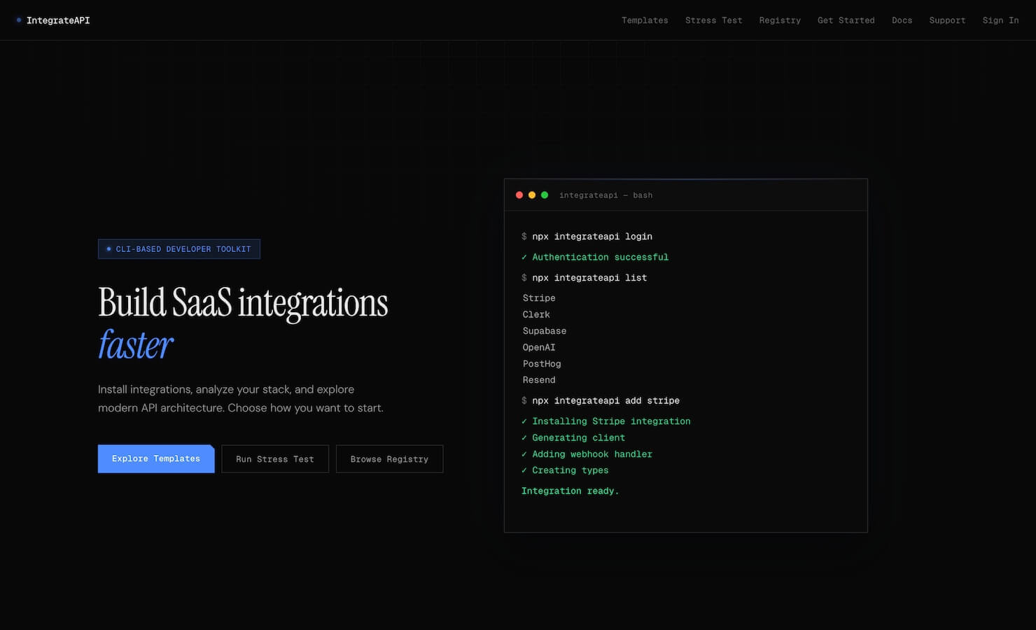Integrateapi