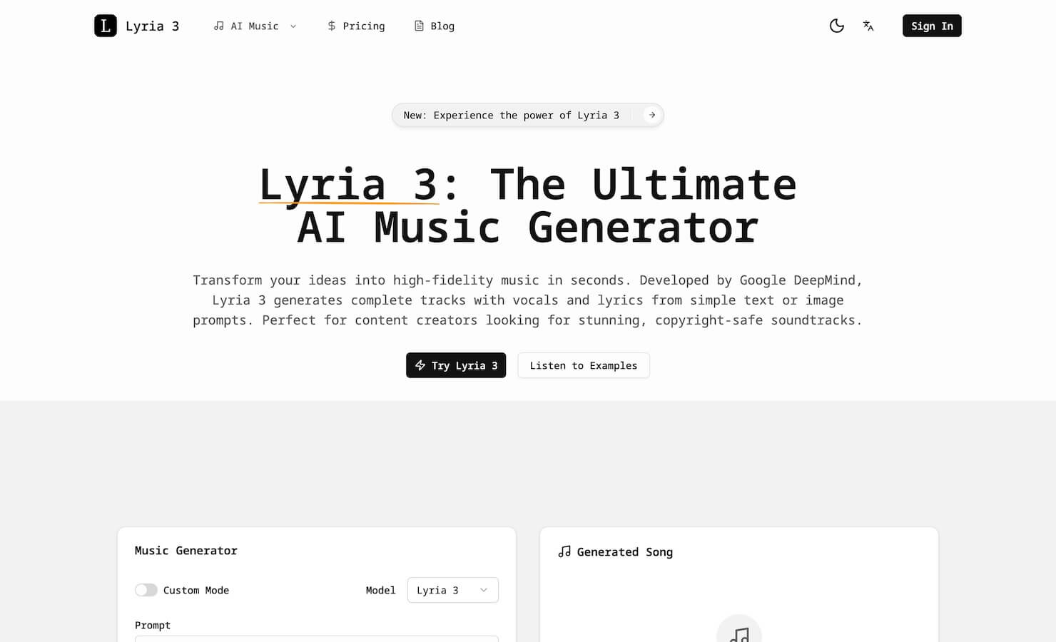 Lyria Three