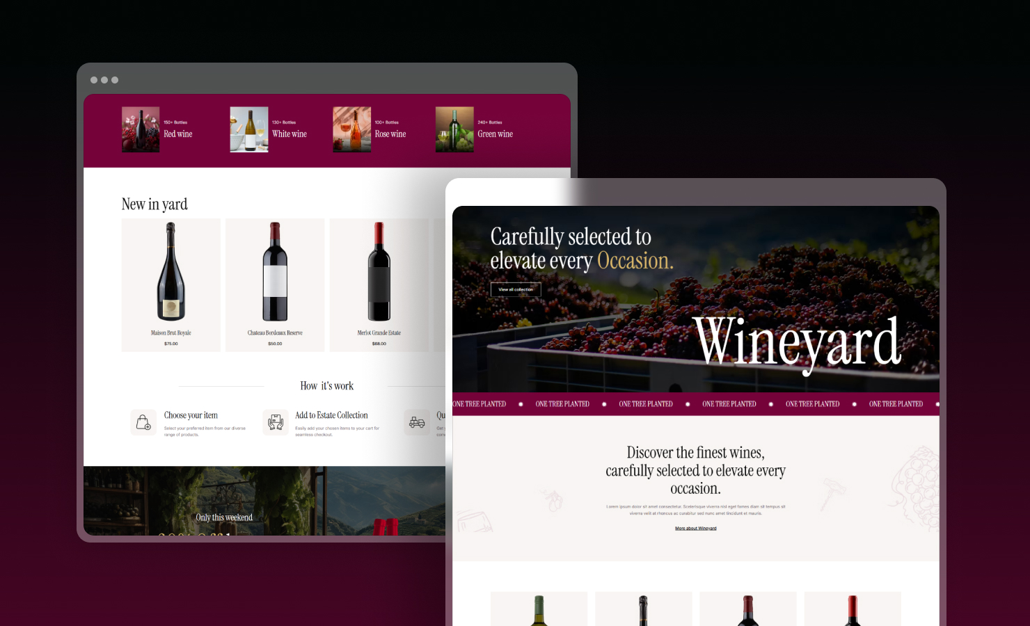 Wineyard Wix Template