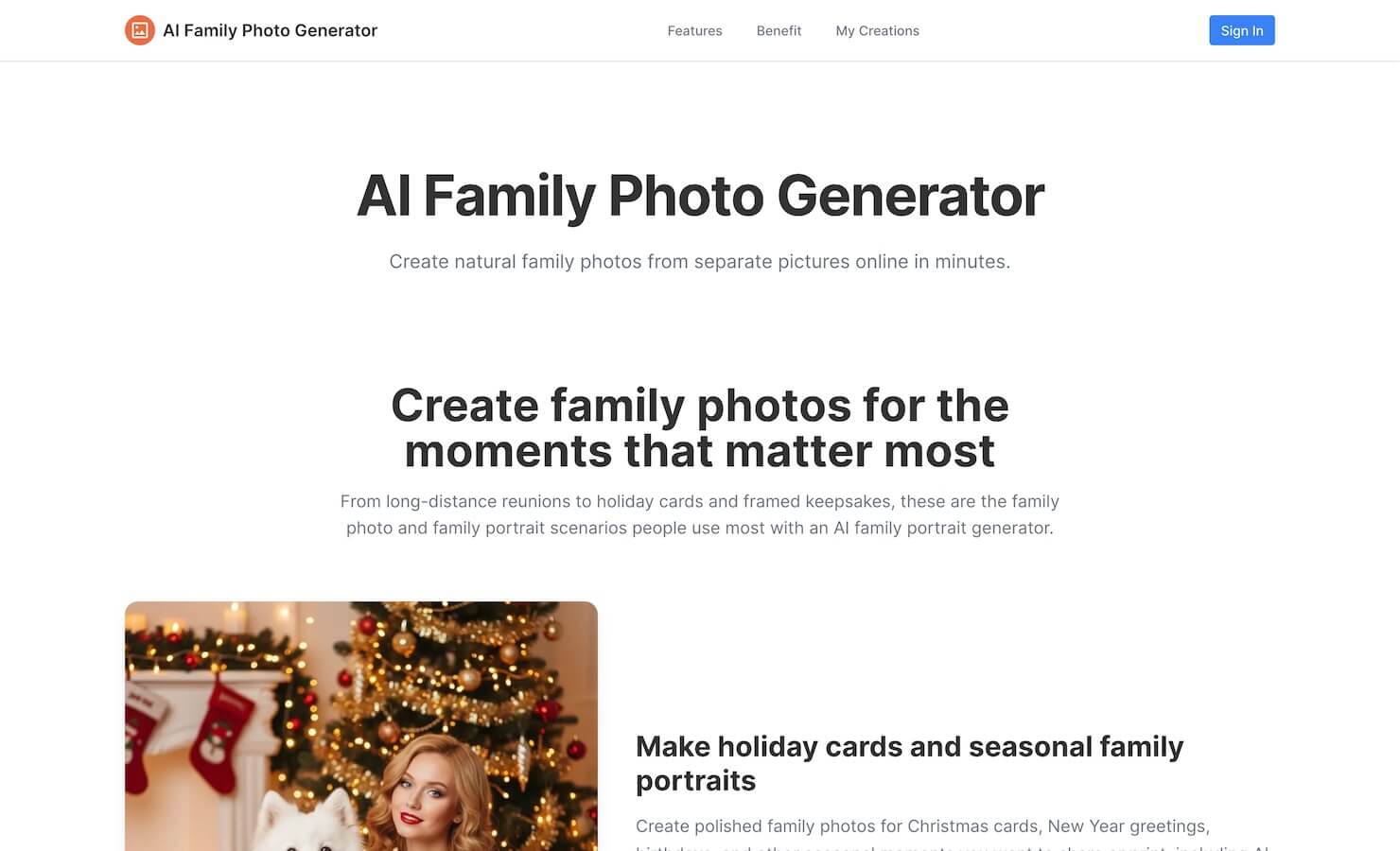 AI Family Photo Generator