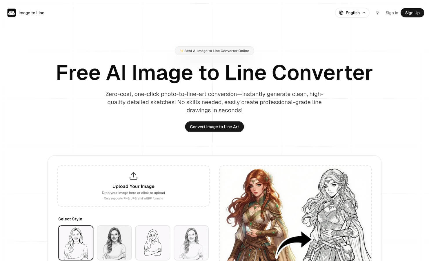Image to Line