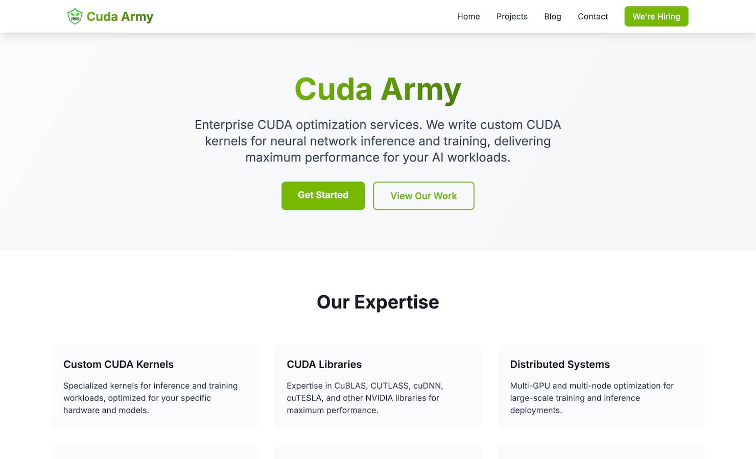 CUDA Army