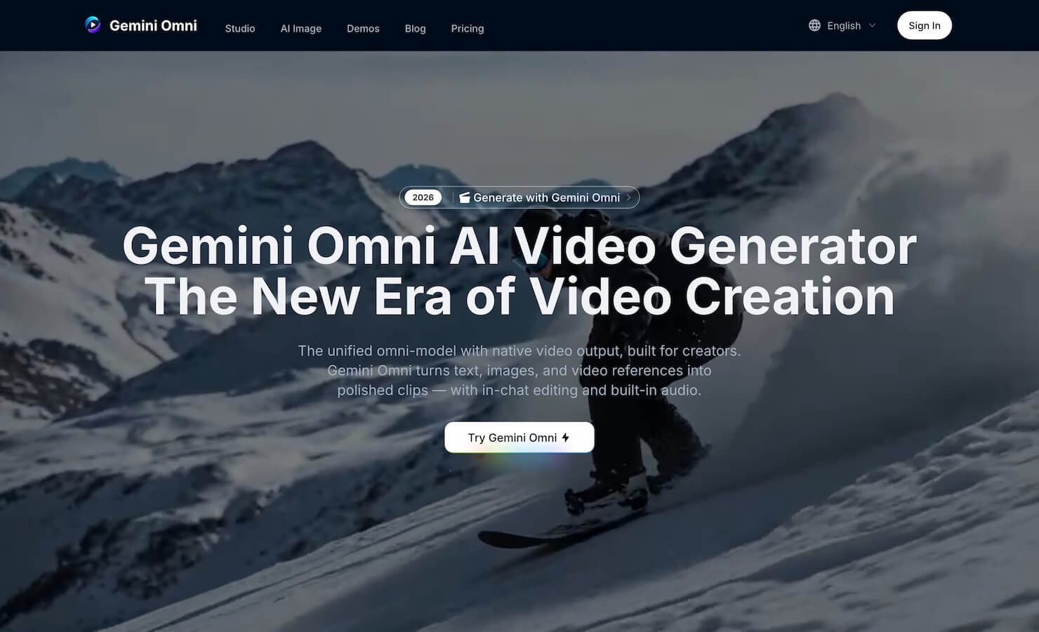 Gemini Omni AI Video Generator