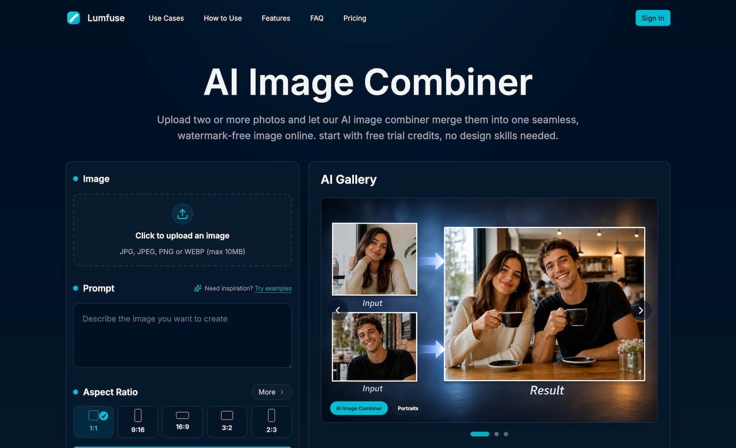 AI Image Combiner