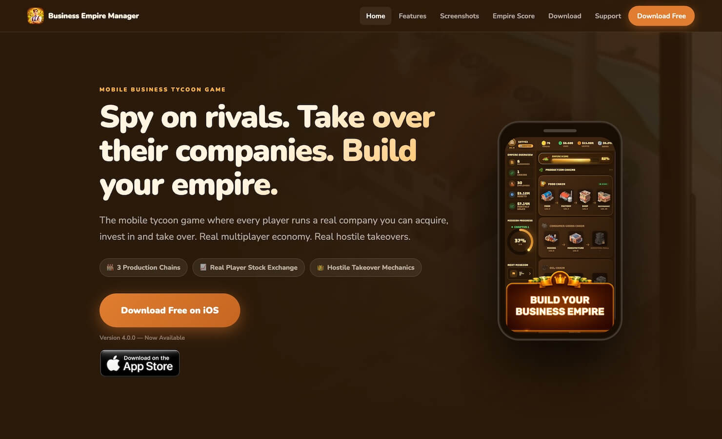 Business Empire Manager