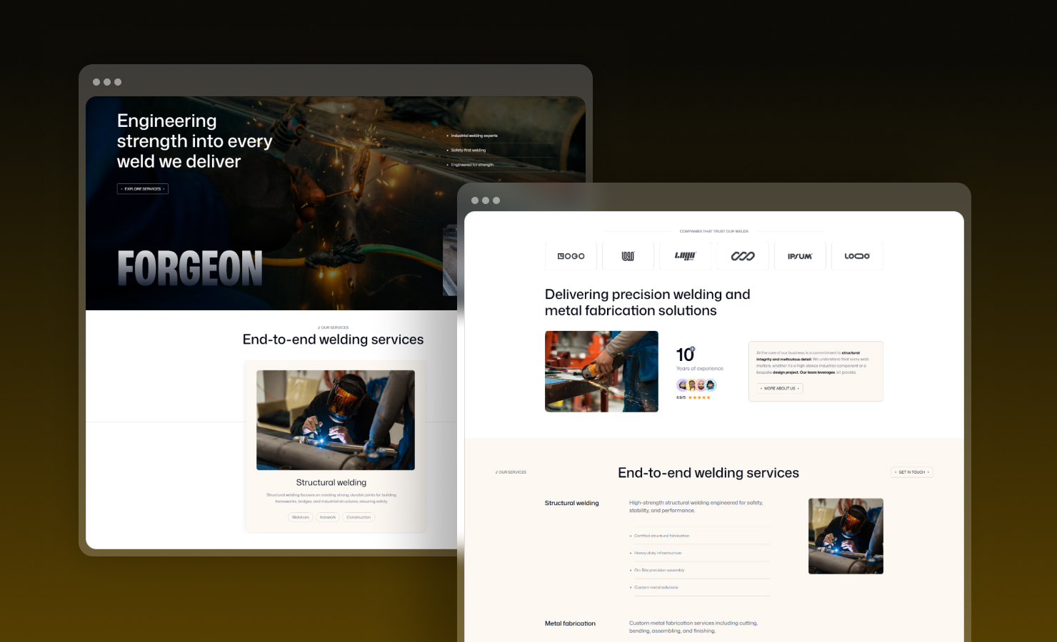 Forgeon Webflow Template