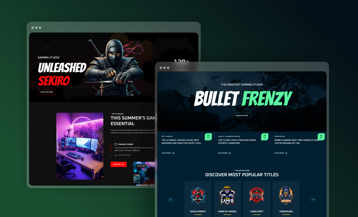 Gamezi WordPress Theme
