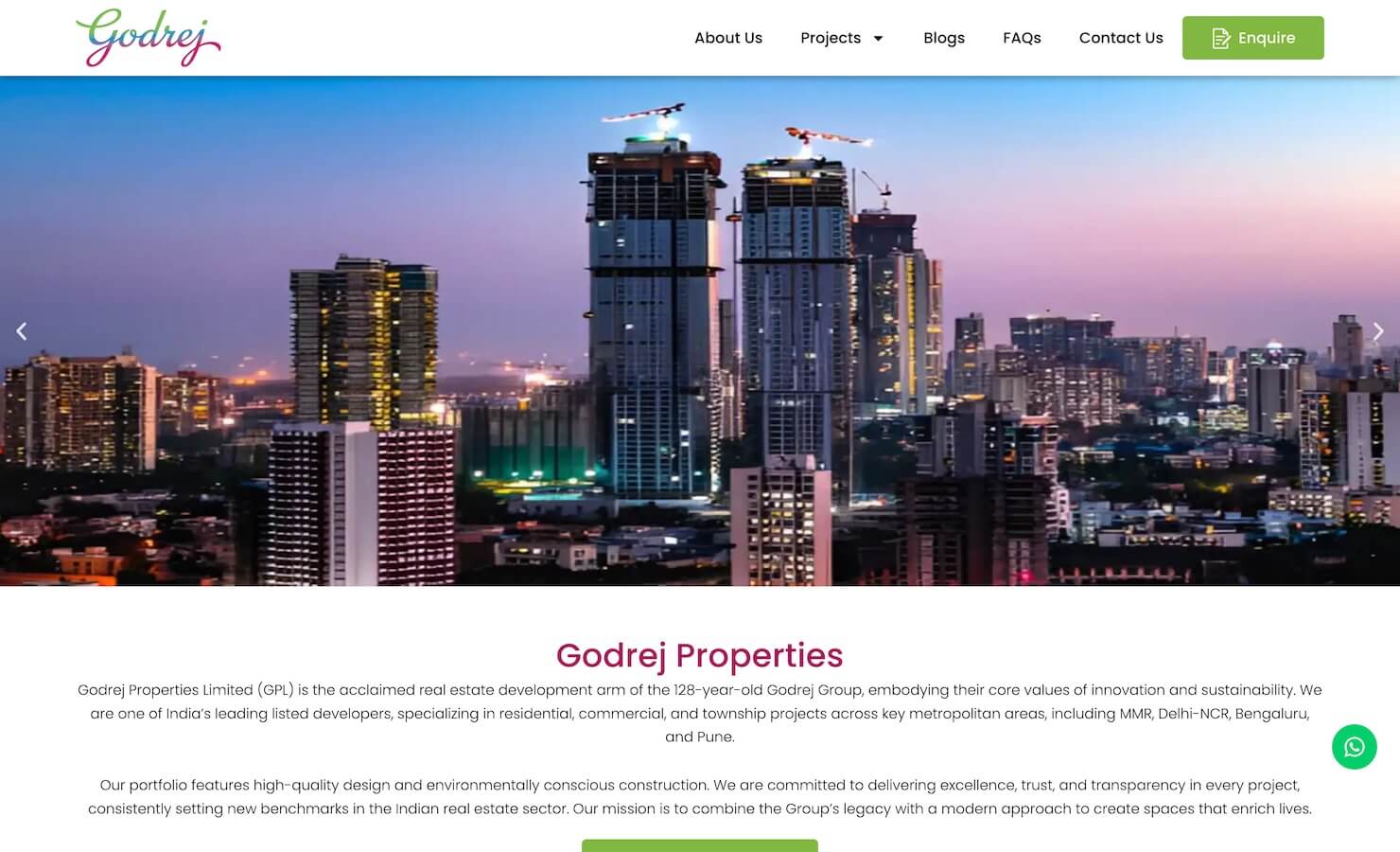 godrej infra