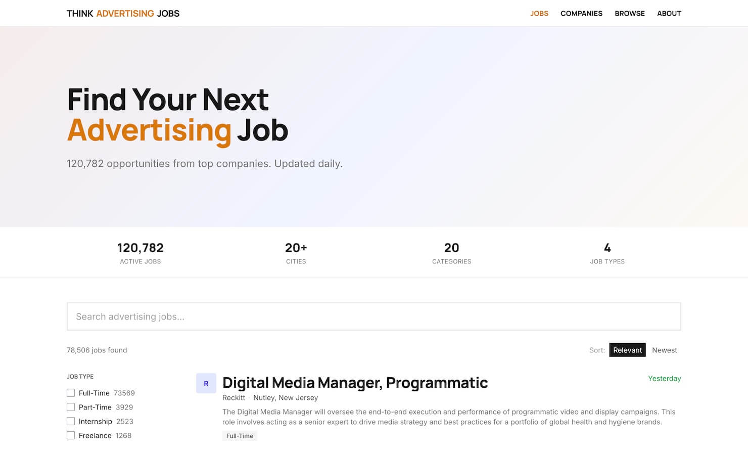 Think Advertising Jobs