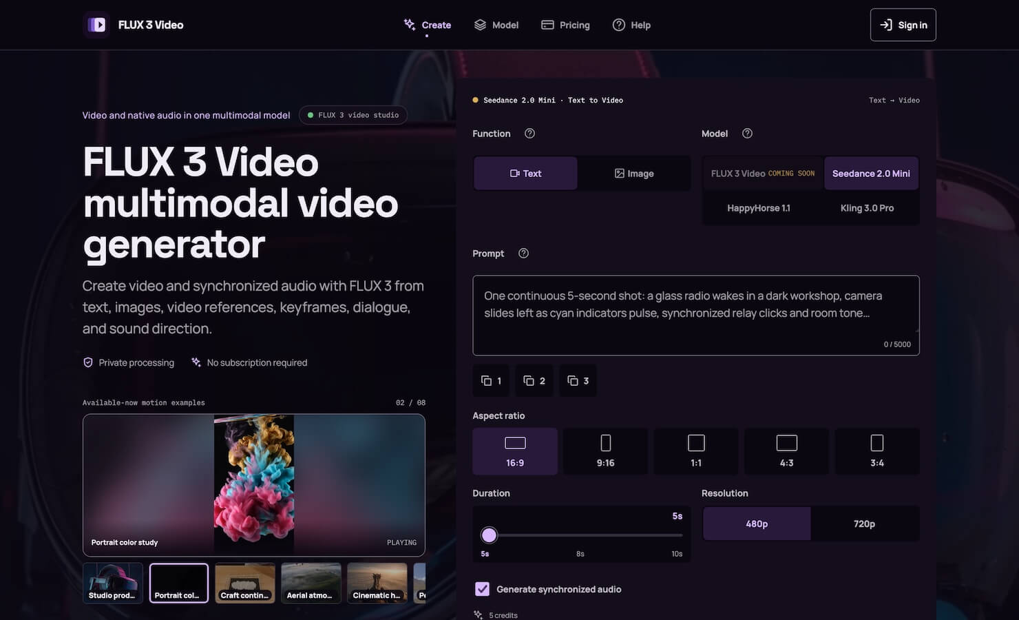 Flux3 Video