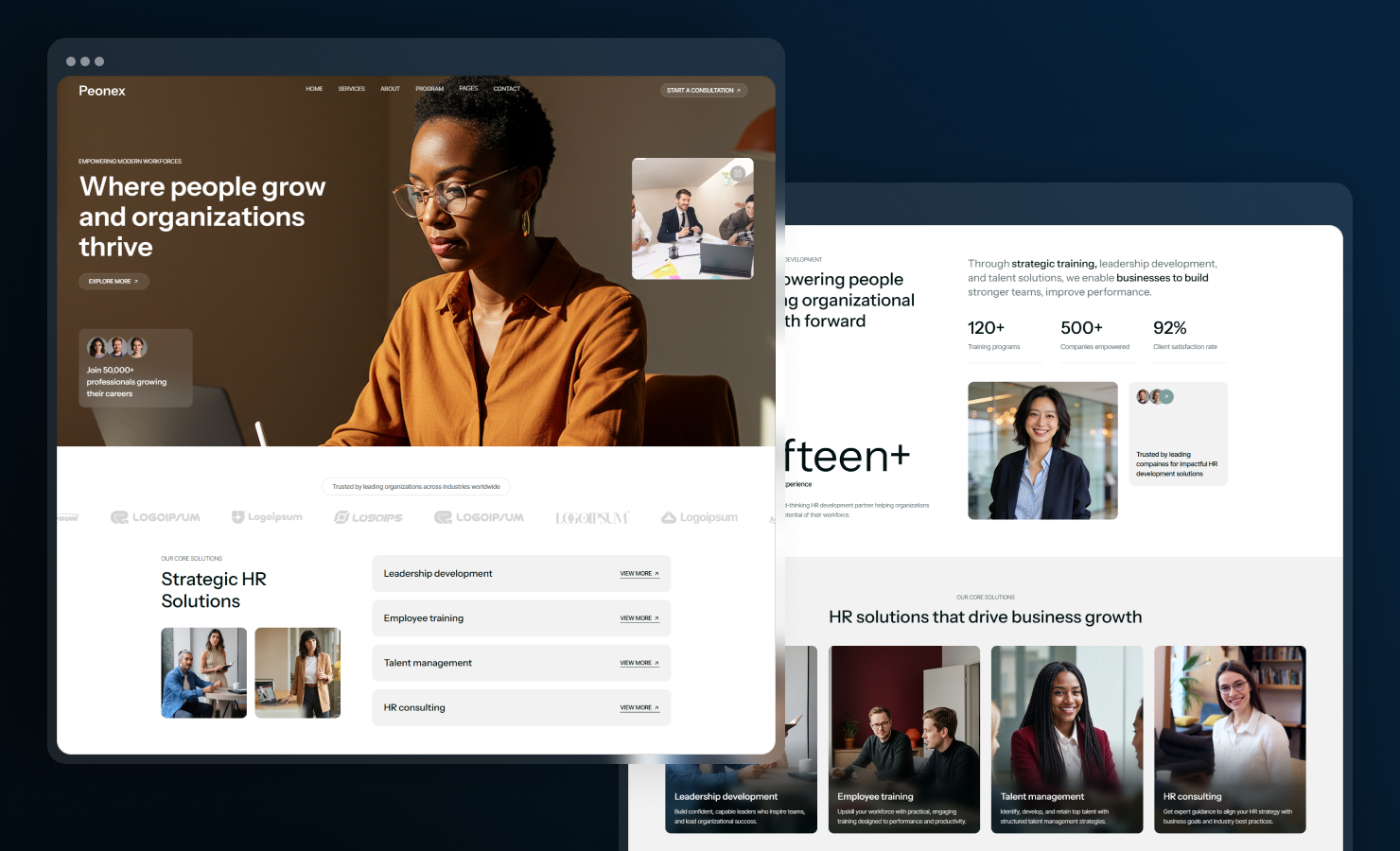 Peonex Webflow Template