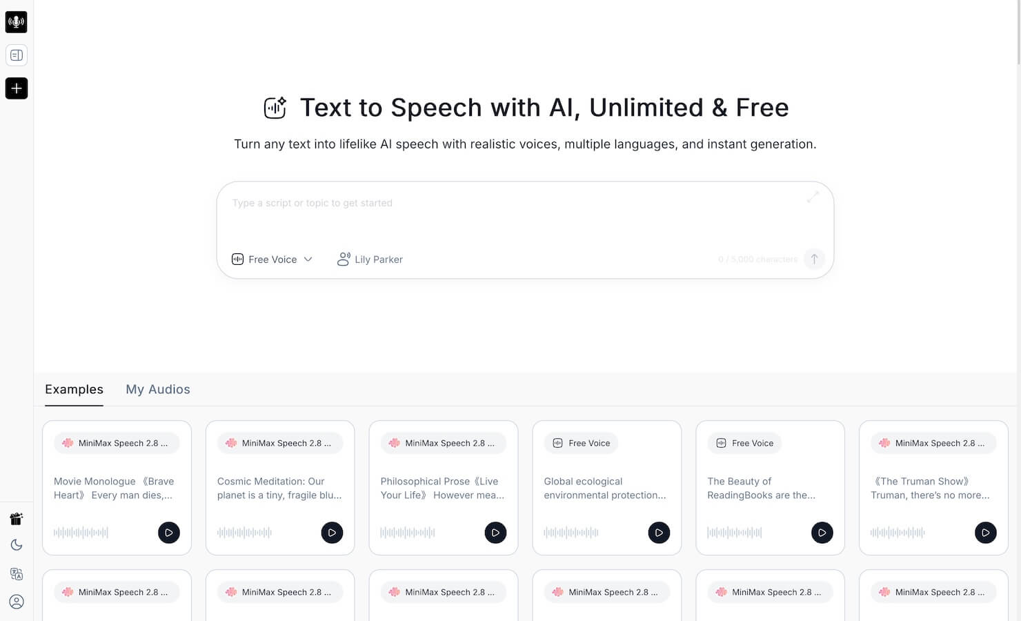 Text to Speech