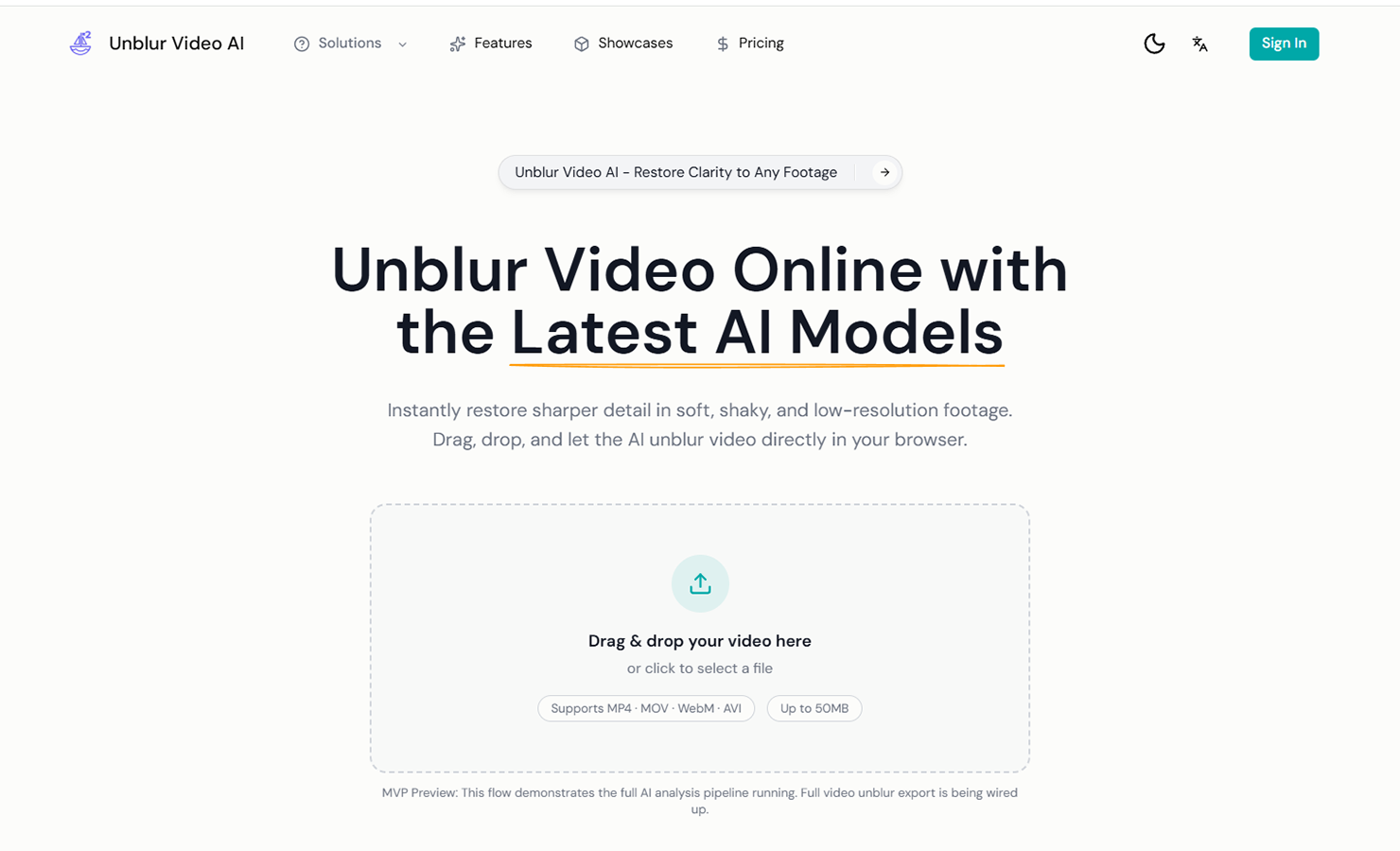 Unblur Video AI