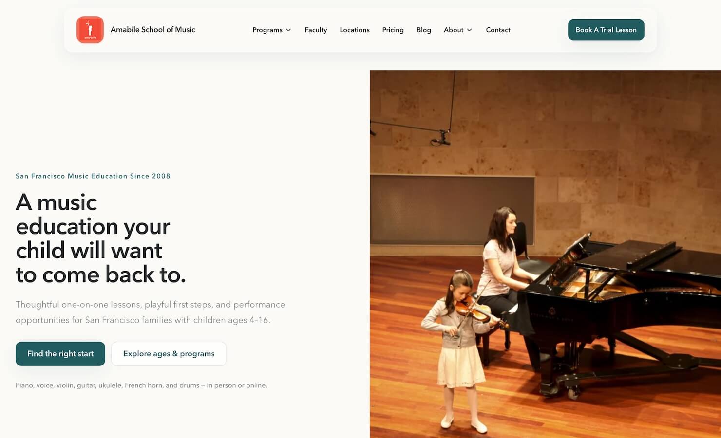 Amabile School of Music