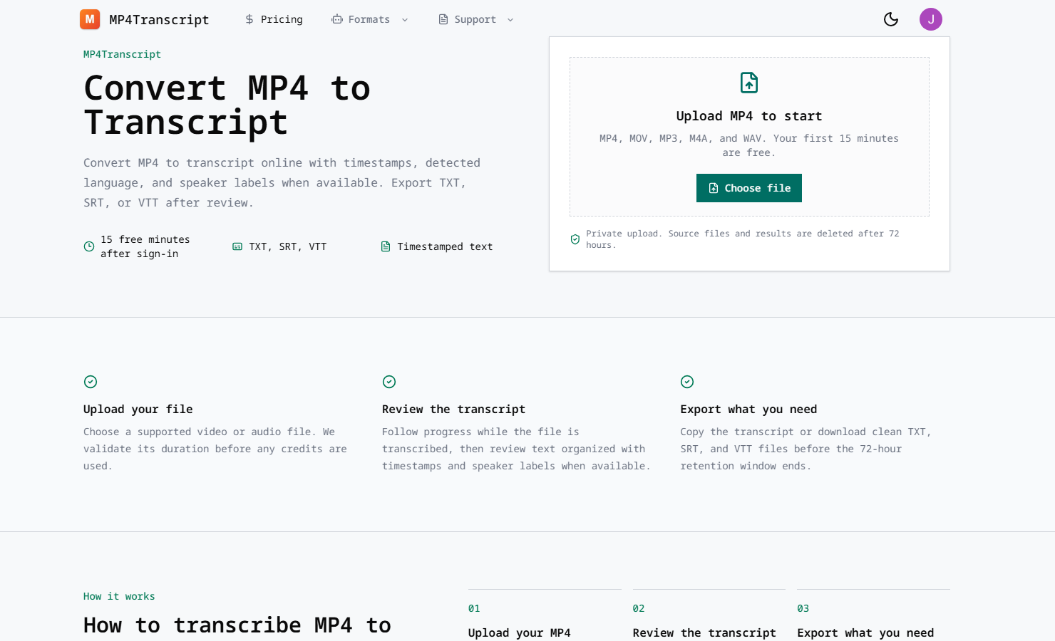 MP4Transcript