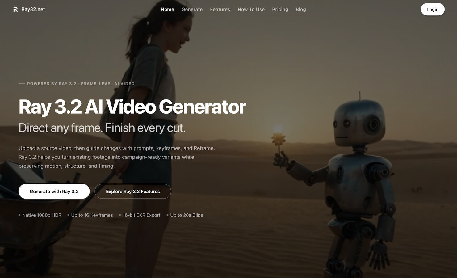Ray AI Video Generator