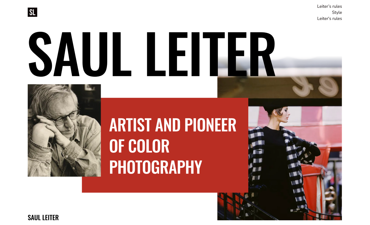 Saul Leiter Longread