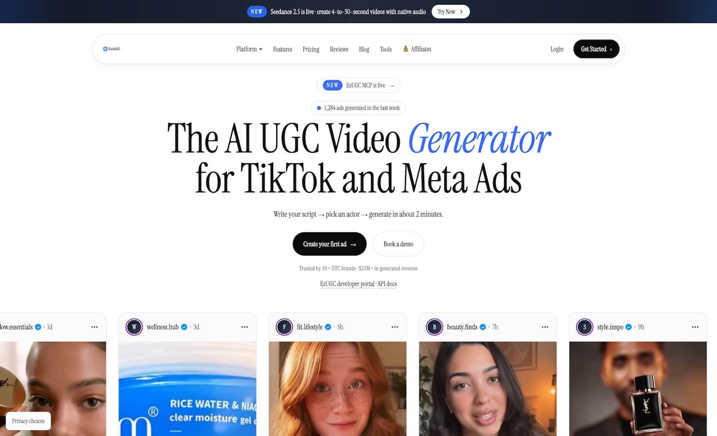 EzUGC AI Ad Generator