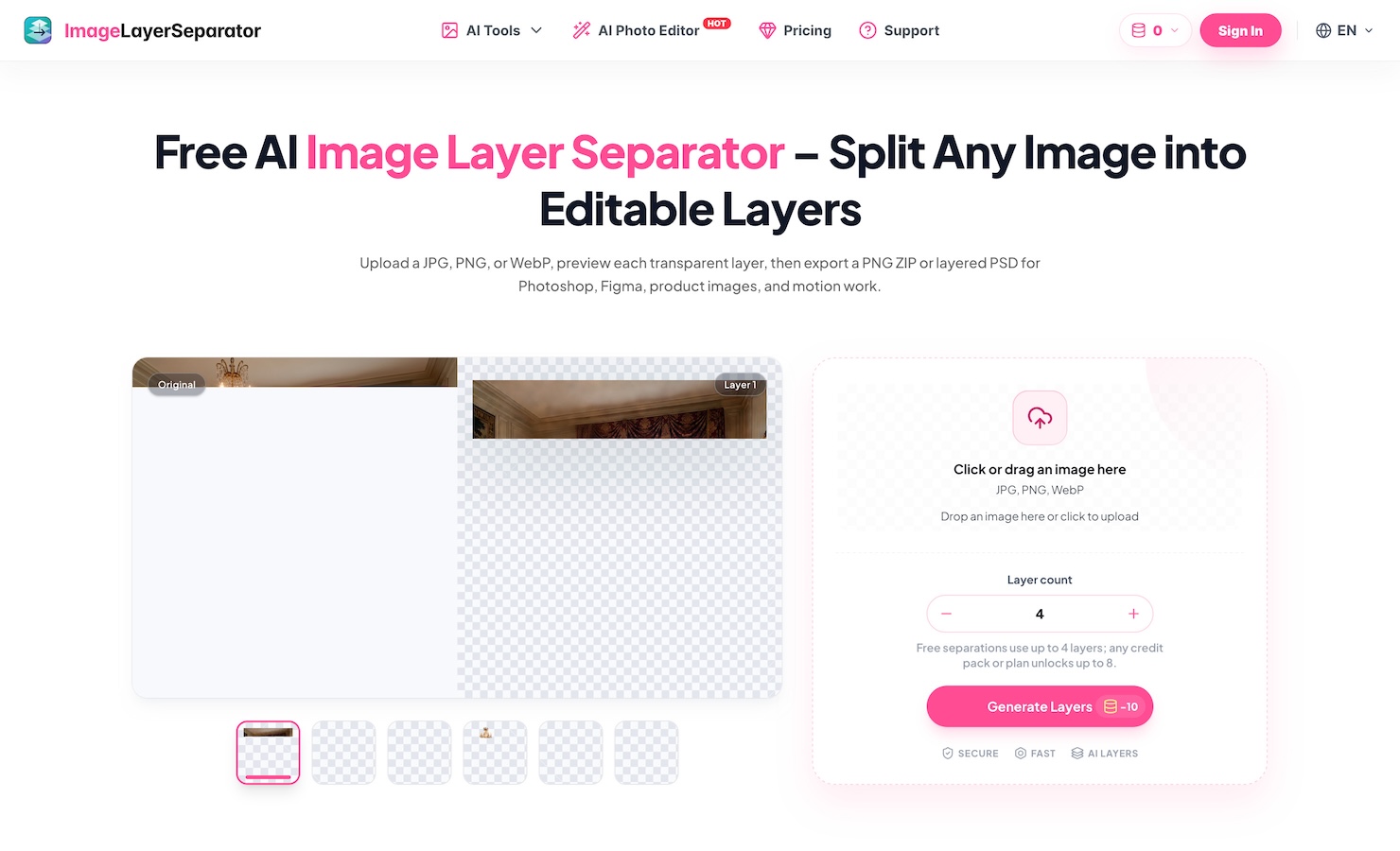 Image Layer Separator