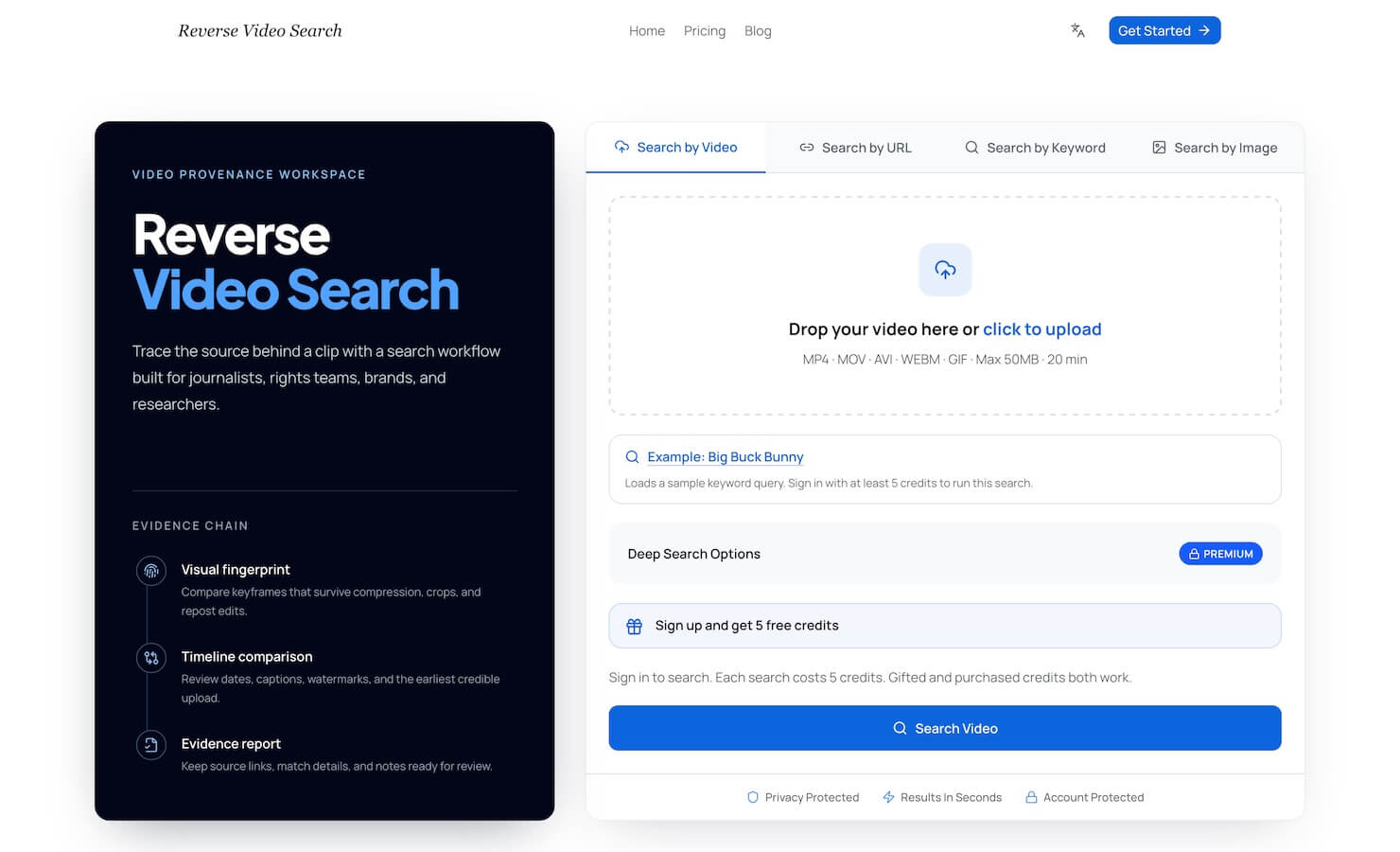 Reverse Video Search