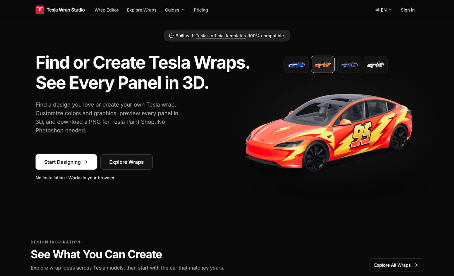 Tesla Wrap Studio